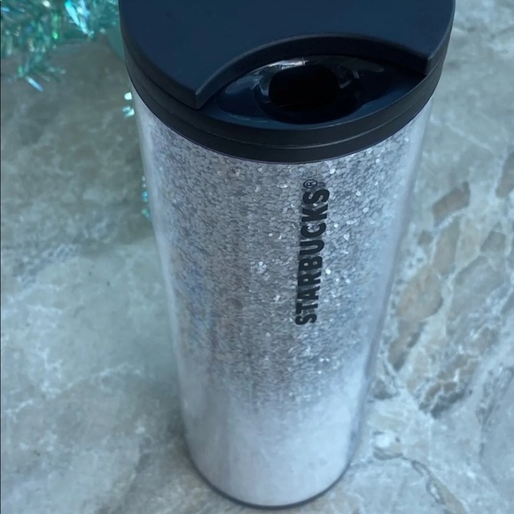 Starbucks Other - Starbucks 2019 Holiday Silver Glitter 16oz Tumbler Christmas Cup